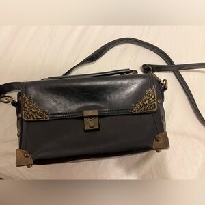 Black bag with metal details